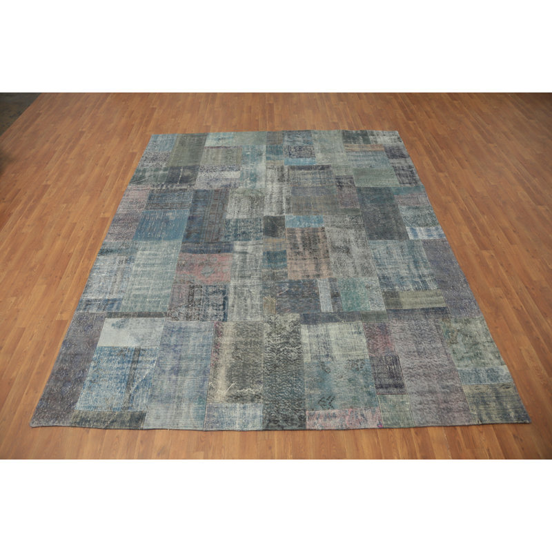 Tapis patchwork patiné 8 x 10
