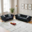 Ensemble de salon en velours 2 pièces Evastra-1386844565