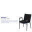 Chaise empilable robuste avec accoudoirs Aliya-727151115
