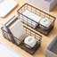Panier de rangement en fil métallique avec base en bois amovible, bac de rangement polyvalent pour la cuisine, la salle de bain, le garde-manger, le garage et la salle de lavage-902304277