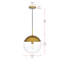 Luminaire suspendu simple à intensité variable 1 lumière Yearby Yearby-1761469206-1870617809-1870617811