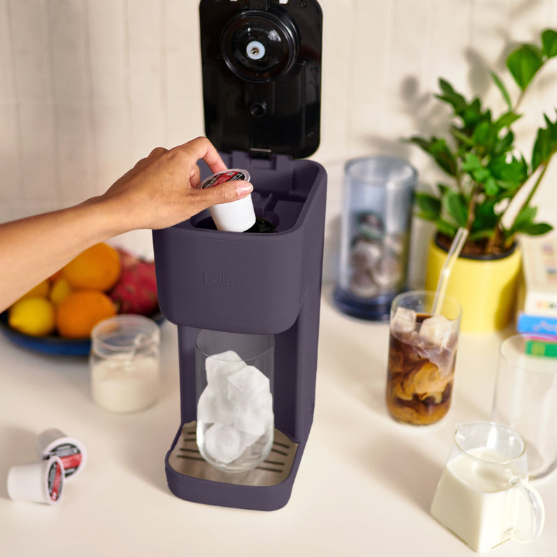 Bella Single-Serve Coffee Maker, Plum