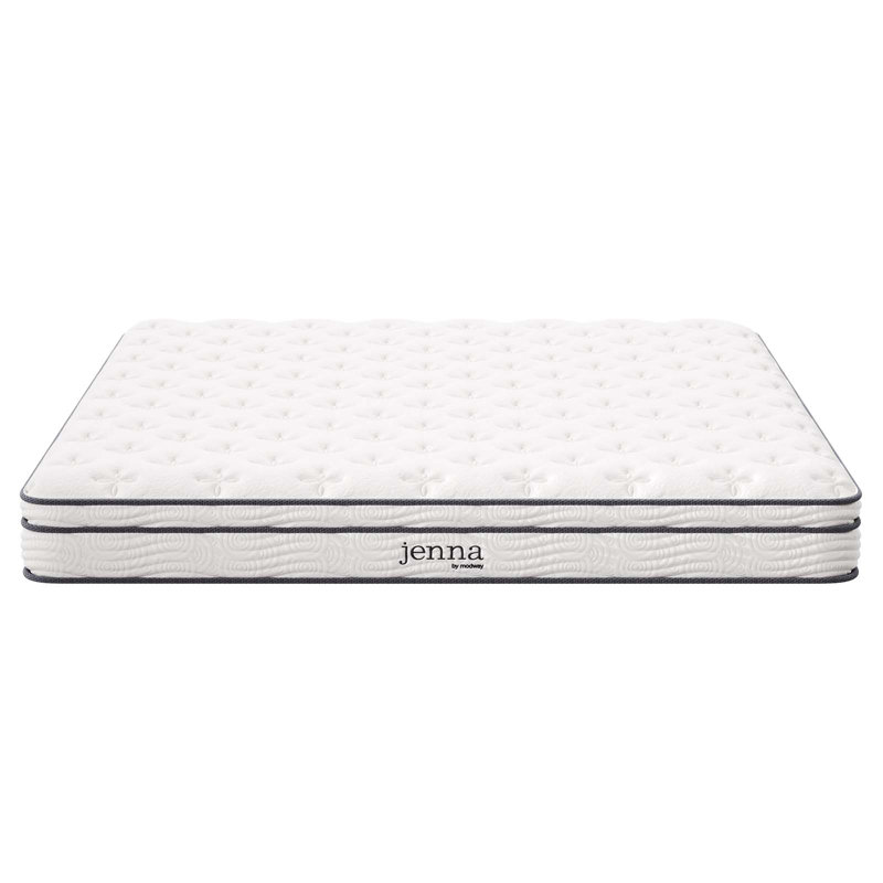 Modway Jenna Innerspring and Foam Mattress, King, 8"