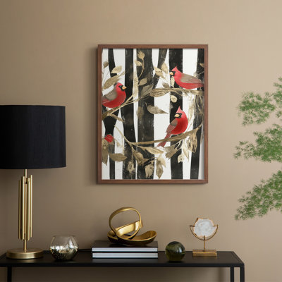 «Christmas Holiday Art» CECXIX, reproduction d'art encadrée - bois massif