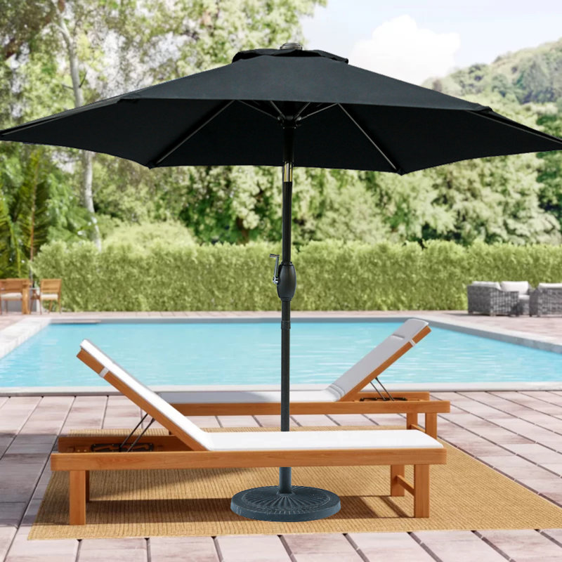 Parasol Sawyer, Noir, H 90 po x l 90 po x P 90 po