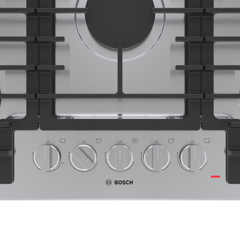 500 Series,30' Gas Cooktop,5 Burner,SS