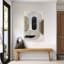 «Geometric Harmony In Neutral Tones II», art mural contemporain abstrait-1044307588