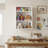 3 Tier Wall Mounted Shelf, Adjustable Display Shelf, Sewing Storage Cabinet-1192257703