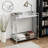 Chrome Bar Cart With 360-Degree Swivel Wheels, Faux Marble Top And Mirrored Storage Shelf For Modern Living Room, Kitchen, And Dining Room