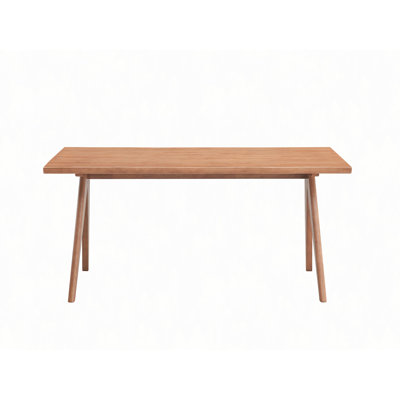 Casual Stylish Rectangular Wooden Dining Table 1pc Mid-Century Modern Kitchen Dining Furniture