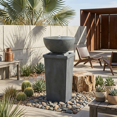 Duponta Handcrafted Outdoor Floor Fountain