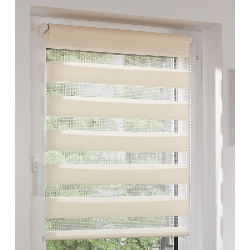 Sheer Roller Shade, 200cm L x 80cm W, Apricot