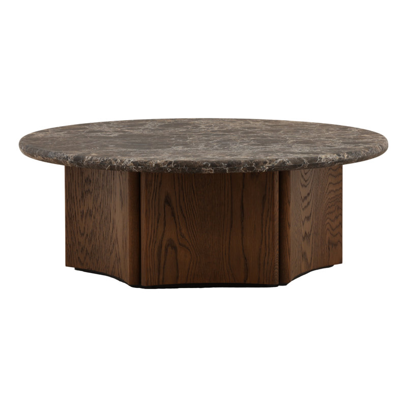 Oja Single Coffee Table, Dark Brown