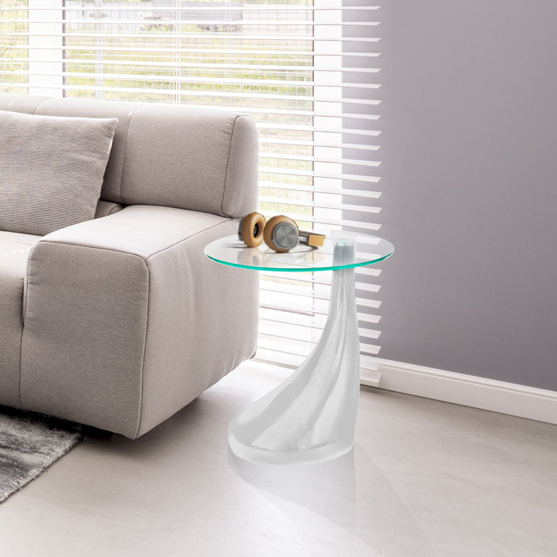 Sarahi Abstract Coffee Table, White