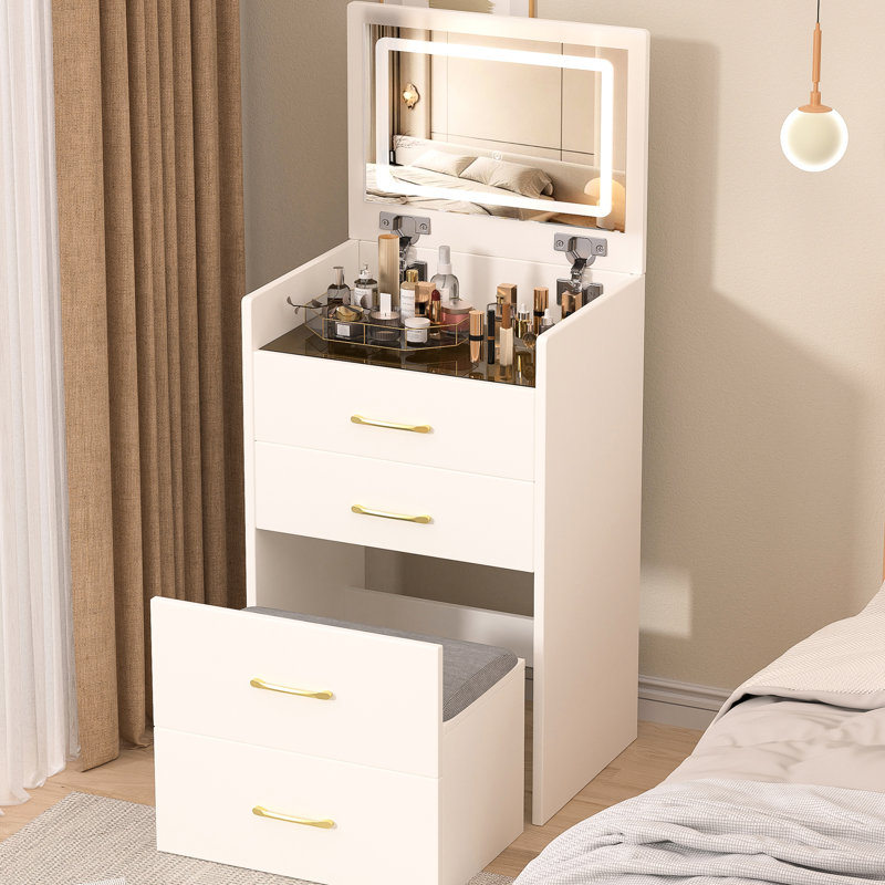 Coiffeuse avec 3 tiroirs American Design
