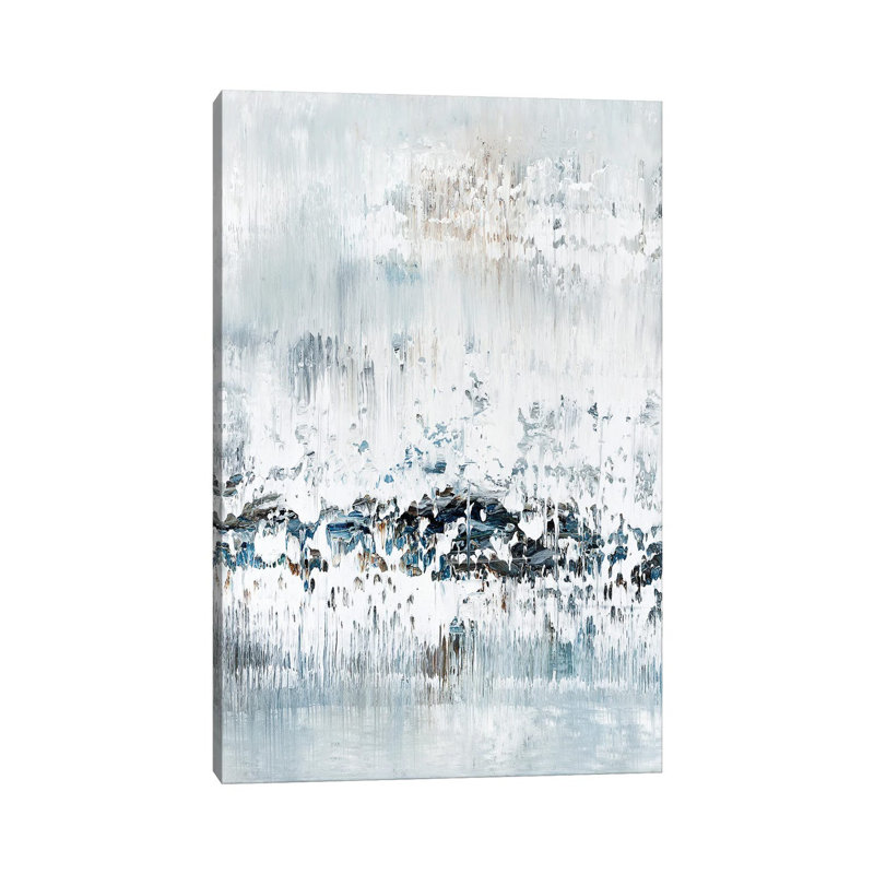 Marble Blue Iceberg by Radek Smach - Wrapped Canvas Gallery-Wrapped Canvas Giclée, 18"H x 12"W