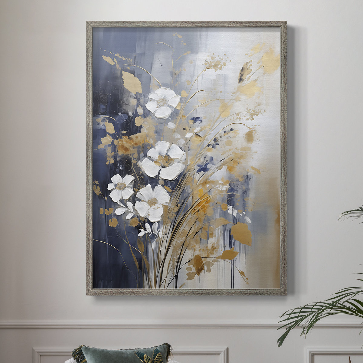 Winston Porter FLORAL Series CCCLXIV Framed Print - Solid Wood | Wayfair