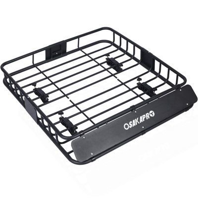 Rooftop Cargo Carrier Basket Motoring Roof Rack,Top Mount Roof Rack 43 black steel