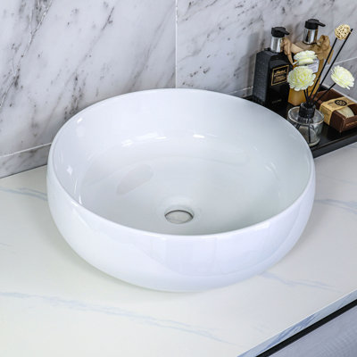 Dowell Ceramic Globe Vessel Sink