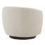 Fauteuil demi-tonneau pivotant rembourré Marcy-101378034