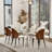 Upholstered Kitchen Dining Chairs (Set of 6)