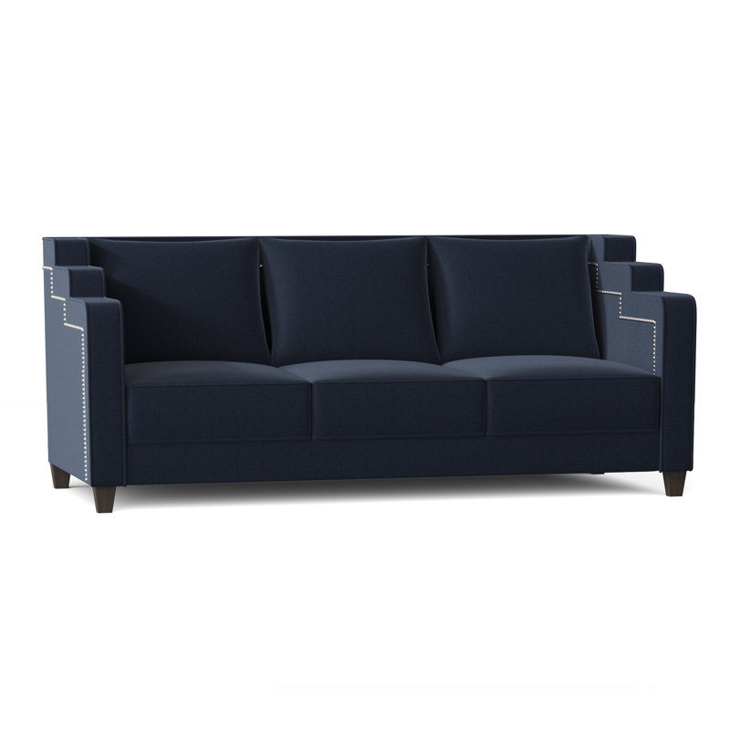 Abbey Sofa, Grayfield Ash, Brown Mahogany