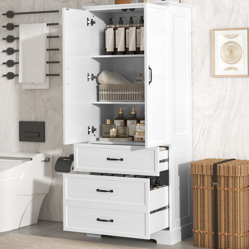 Jo 68'' Freestanding Bathroom Cabinet
