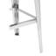 Earby Upholstered Counter Stool with Metal Frame-736642210