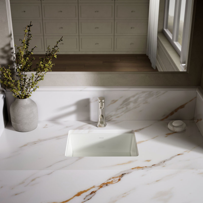 Under-Mount Bathroom Sink, Dune