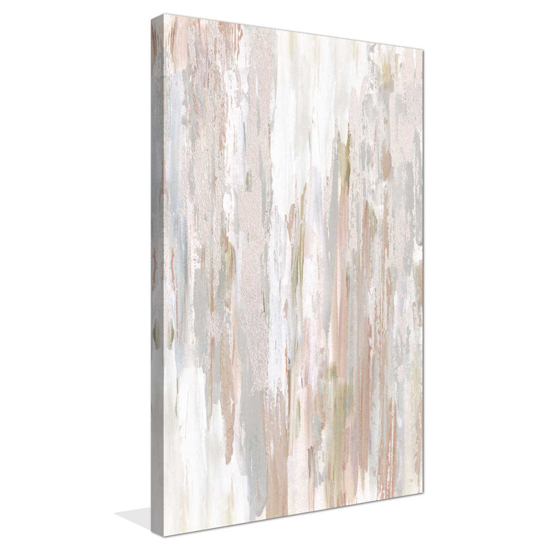 Porte patinée par Susan Jill - Peinture, L 18 po x H 30 po, Toile tendue