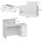 Rectangle Solid + Manufactured Wood Reception Desk with Filing Cabinet