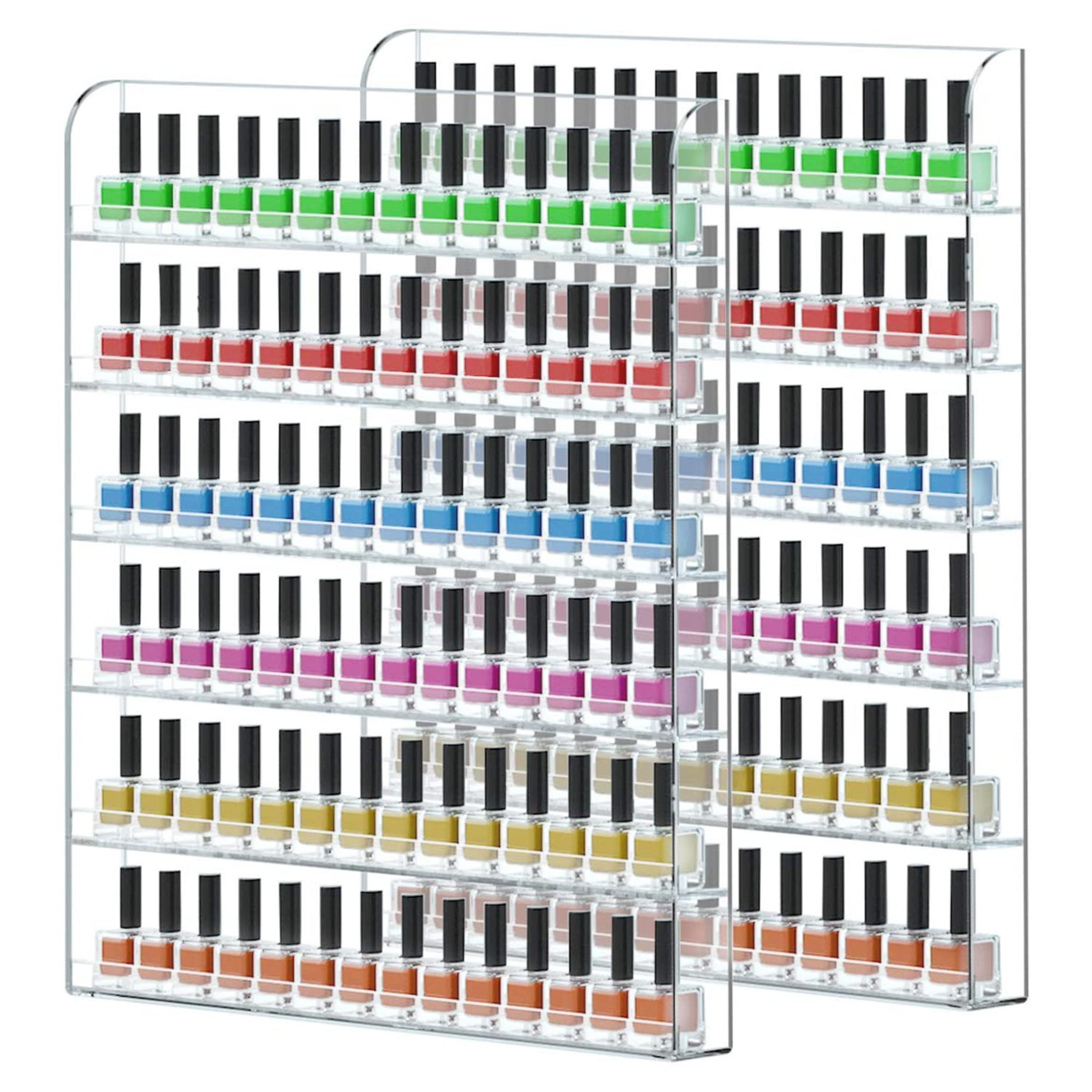 Hokku Designs 2-Pack Nail Polish Wall Rack | Wayfair