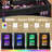 43.2" Vanity Desk with LED Mirror and Lights-879279254