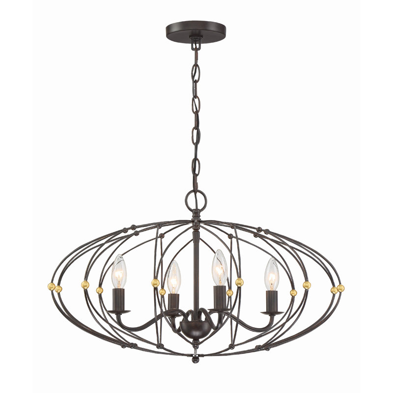 Arthur-James 4 - Light Dimmable Sphere Chandelier