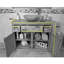 Destiney 1100mm Single Bathroom Vanity with Vessel Ceramic Basin-16301833