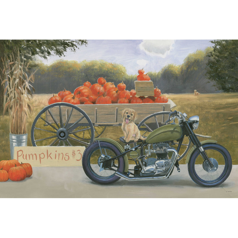 «Fall Bounty IV» par James Wiens - impression sur toile tendue, H 8 po x l 12 po, Non, Toile tendue