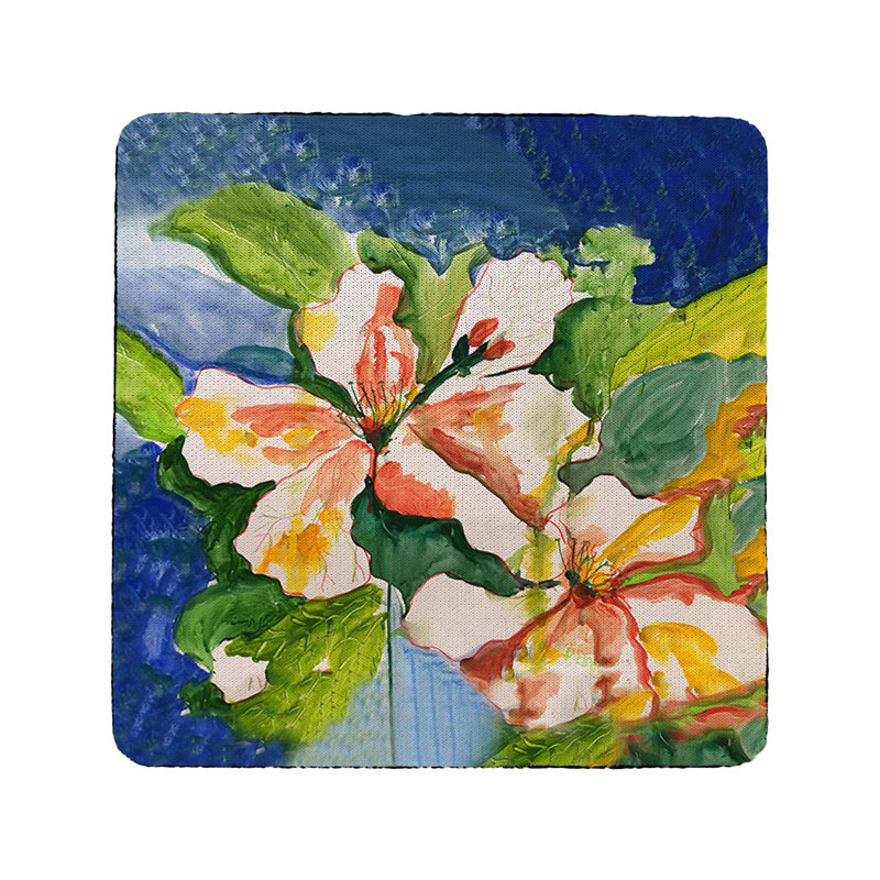 Polyester Square 4 Piece Coaster Set