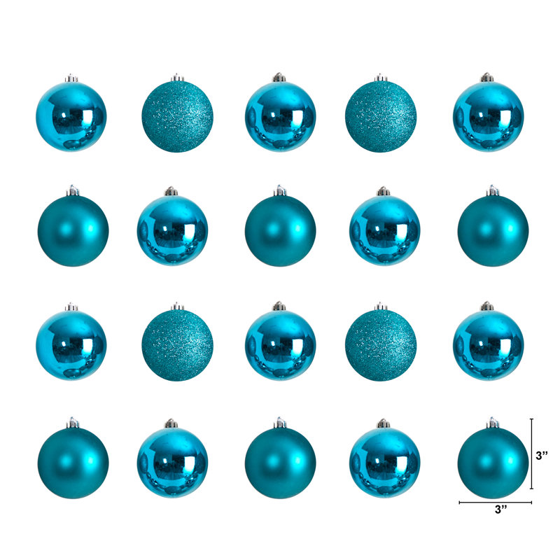 Ornement boule incassable, Bleu sarcelle