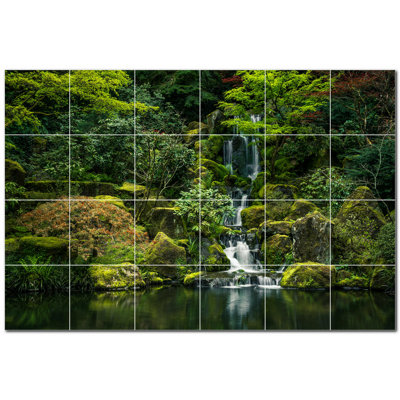 12'' x 12'' Satin Ceramic Decorative Mural