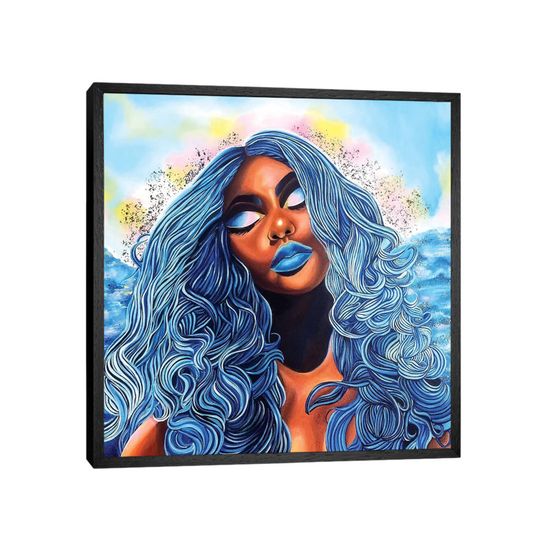 Arise - Painting on Canvas, Black Framed, 66.04cm H x 66.04cm W x 3.81cm D
