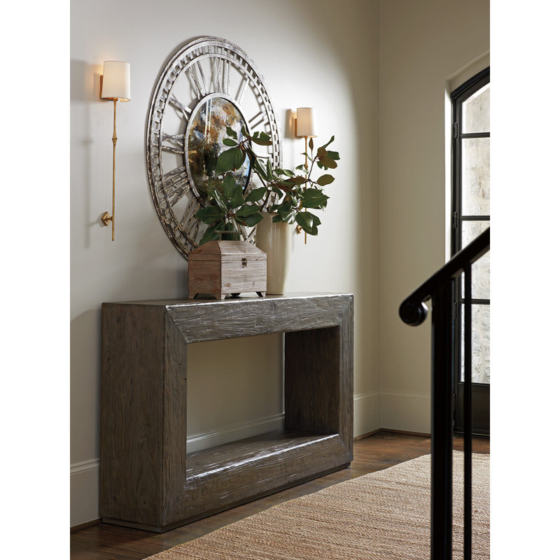 Cypress Point Smoke Gray 68'' Transitional Rectangular Console Table