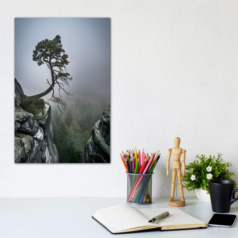 Against The Odds by Andreas Wonisch - Painting on Canvas, 20.32 cm H x 30.48 cm W