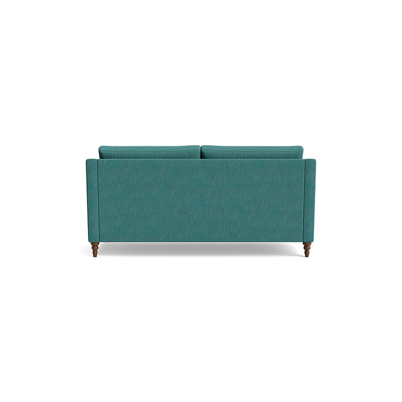 Vera Loveseat (70"), Walnut Finish (Turned), Performance Weave - Spruce