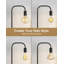 Lampe sur pied contemporaine contemporaine avec interrupteur au pied marche / arrêt, lampe sur pied en métal minimaliste pour le salon, la chambre à coucher, le bureau, la lecture