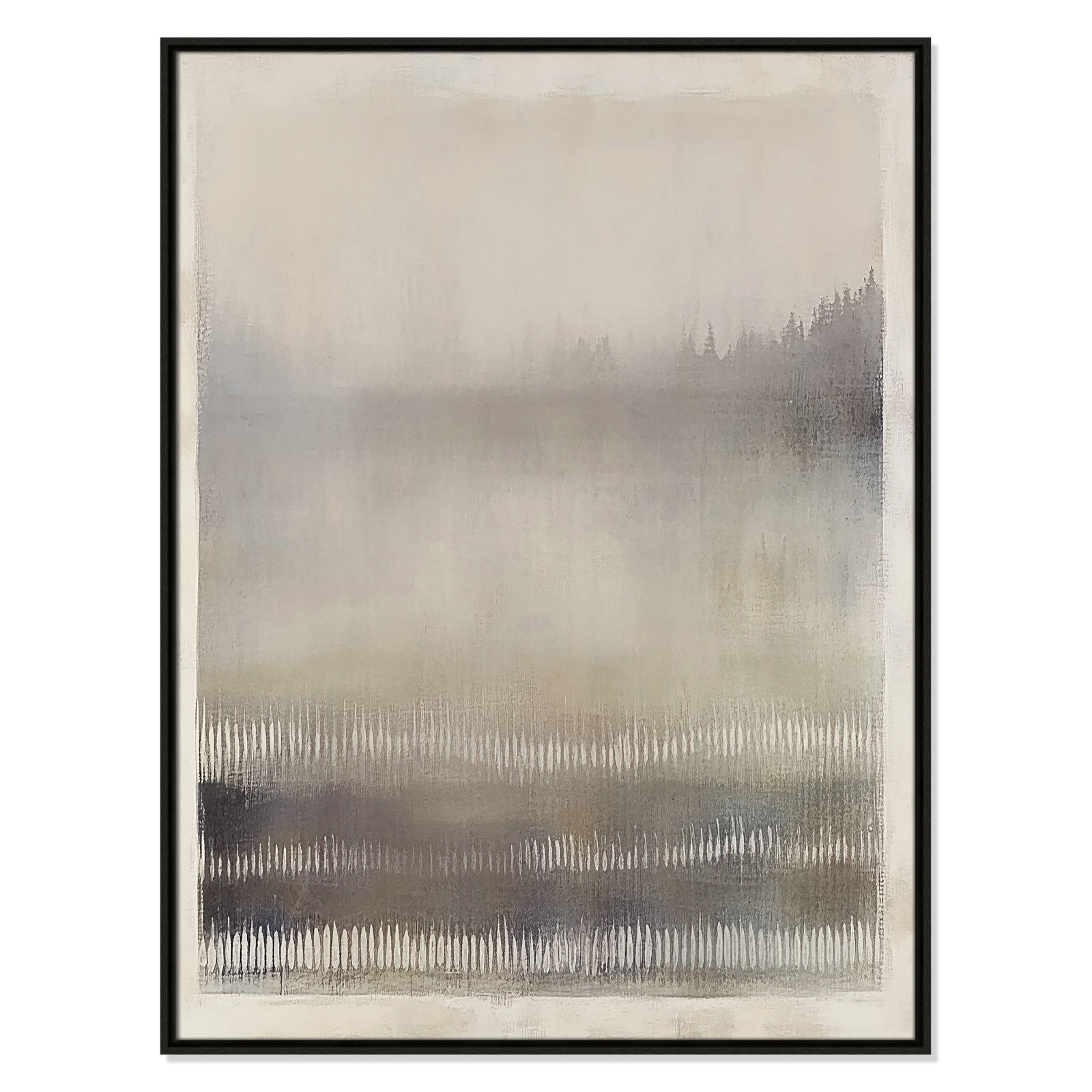 Balanced Silence III Print by Irena Orlov, 41.5" H x 31.5" W, Espresso Floater