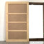 Miroir pleine grandeur rectangulaire en bois massif-351180082