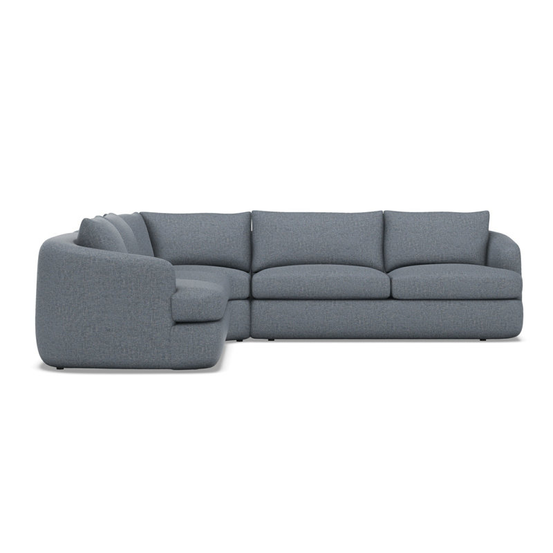 Jules Fabric 3 Pc Sectional, 1697-034