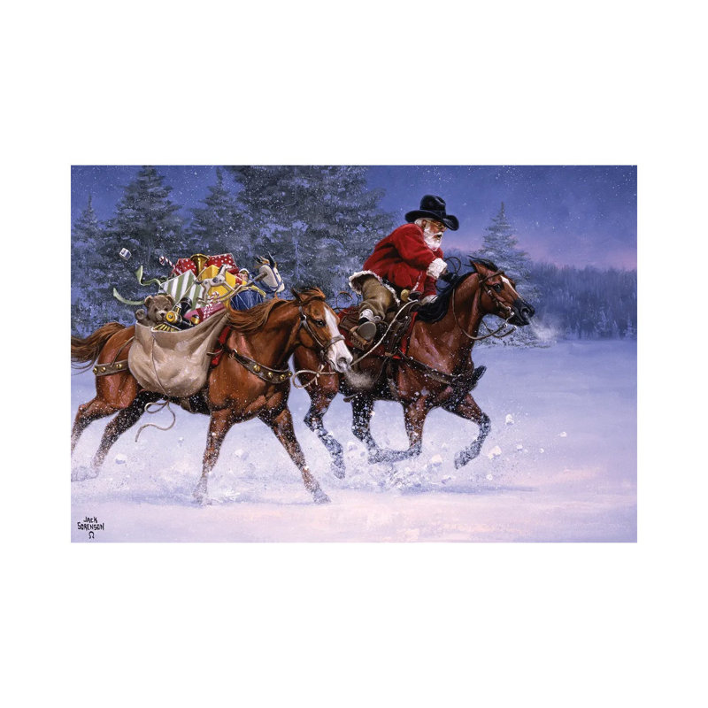Christmas Rush by Jack Sorenson - Wrapped Canvas Print, 66.04 cm H x 45.72 cm W