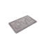 Tapis de bain antidérapant, gris, 23,6 po x 39,4 po | 100% polypropylène, épaisseur totale de 10 mm, 1 300 g / m² | Lavable à la machine à 30 ° F, passer l'aspirateur | Parfait pour la sécurité et le confort de la salle de bain, conception durable-1096069820