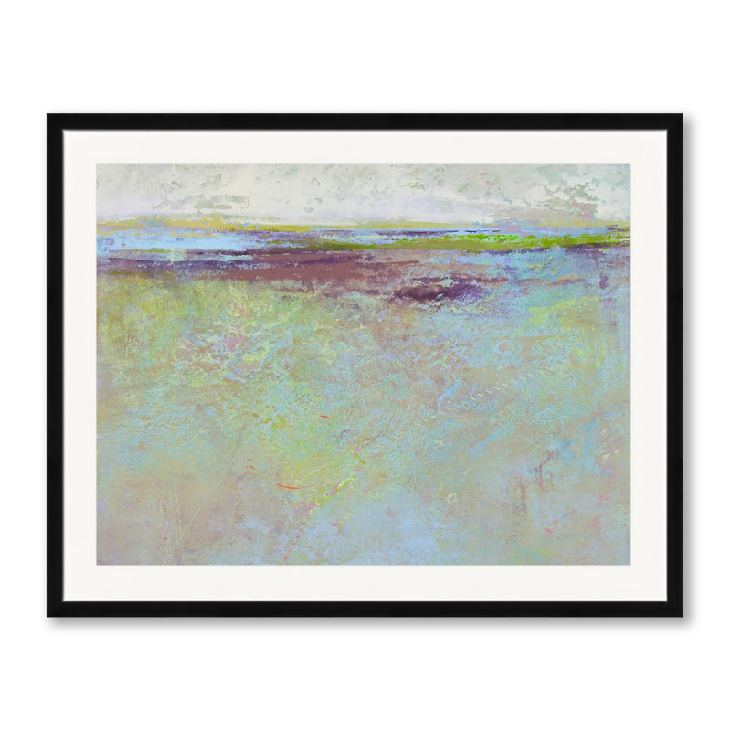 Plum Passages Print by Victoria Primicias, Black Framed Paper, 25.5" H x 31.5" W